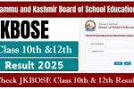 JKBOSE Board Class 10th 12th Result Date 2025 by Name OR by Roll Number
